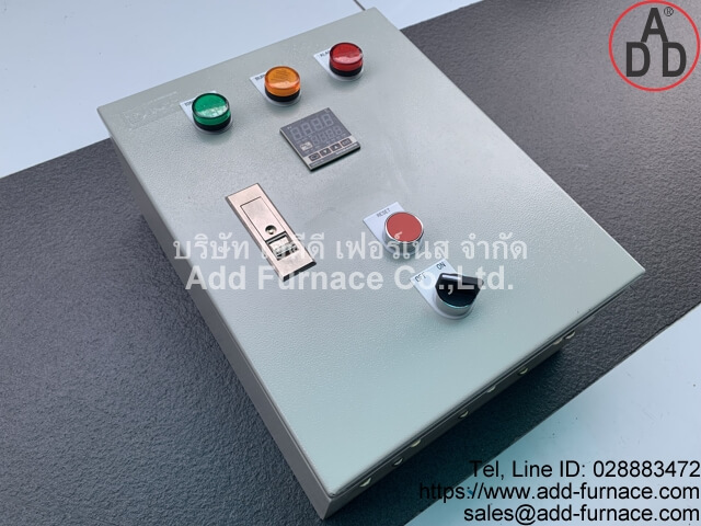 ตู้คอนโทรลควบคุมอุณหภูมิพร้อมระบบจุดไฟอัตโนมัติ แบบ 1จุด
 (1)